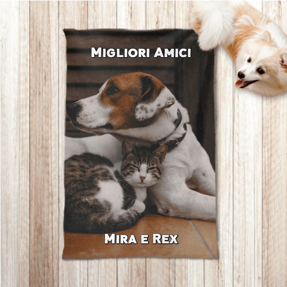 La mia foto - Plaid per animali domestici personalizzato