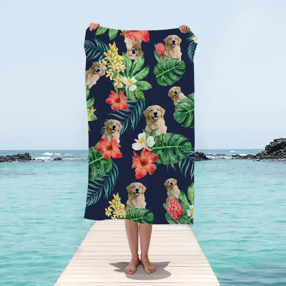 La tua foto - Telo da mare personalizzato