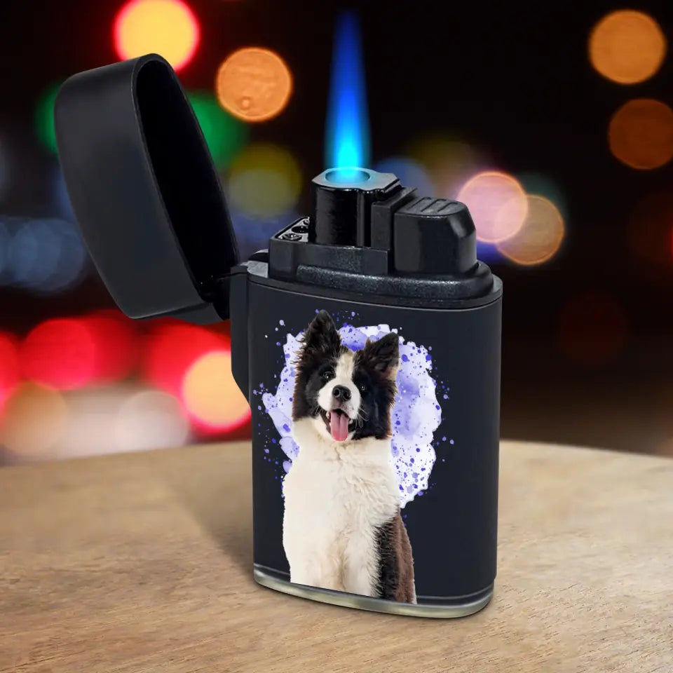 Ritratto animale domestico - Accendino a torcia personalizzato