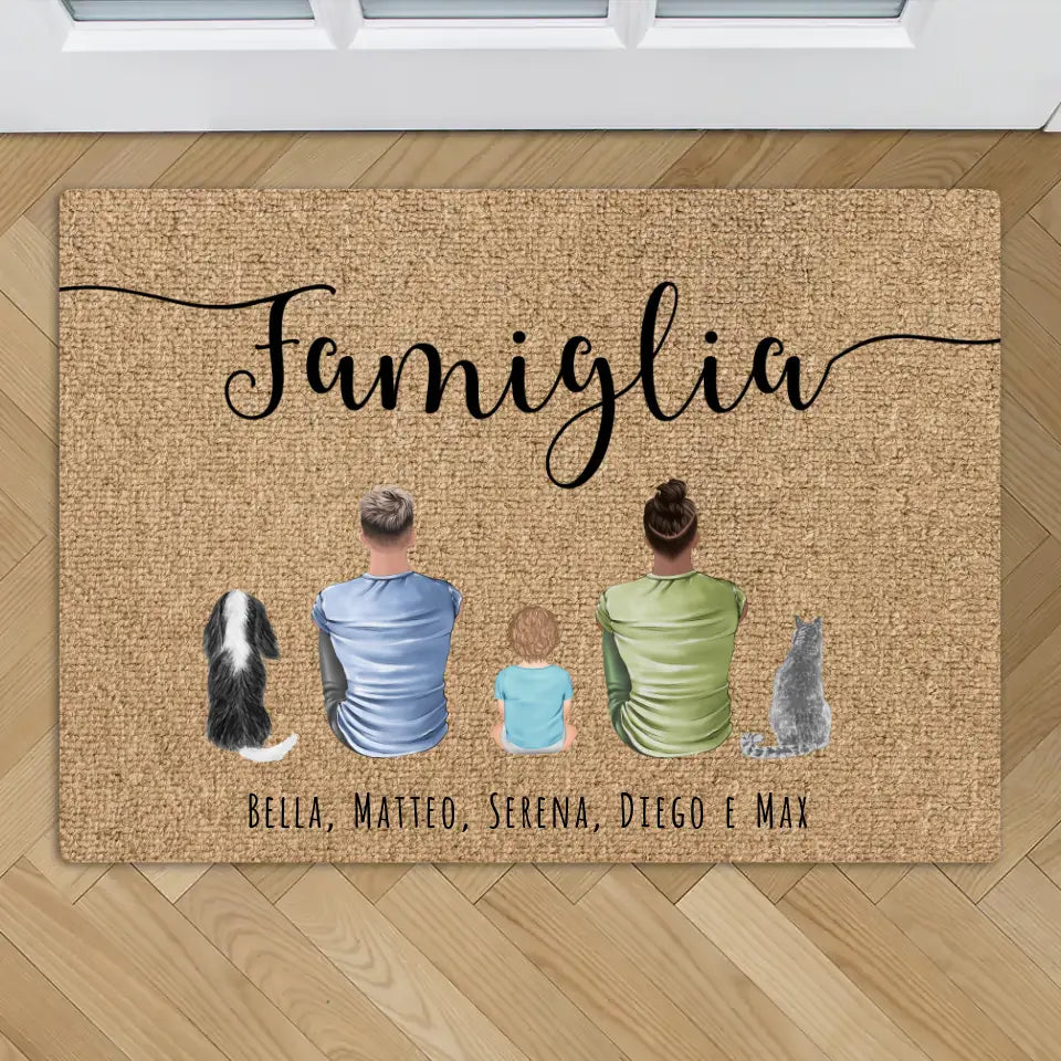 Famiglia LGBT – Zerbino personalizzato