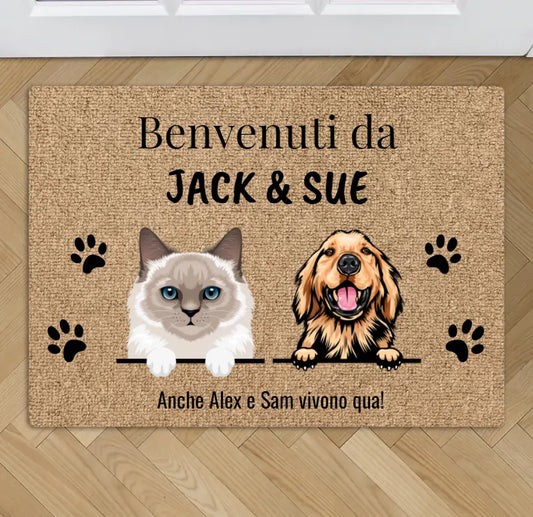Zerbino personalizzato - Benvenuti da