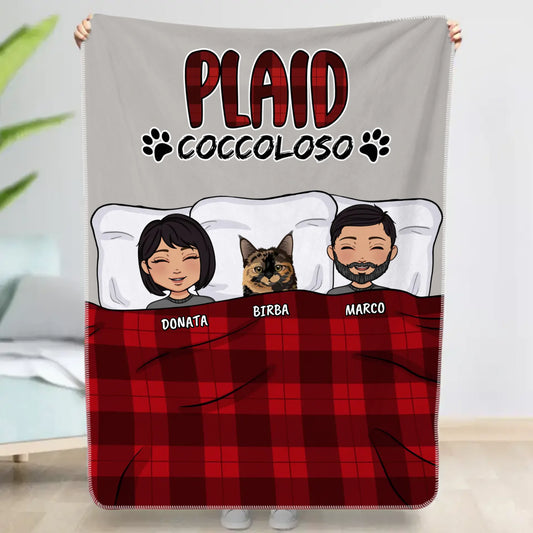 Plaid coccoloso (coppia) - Plaid personalizzato