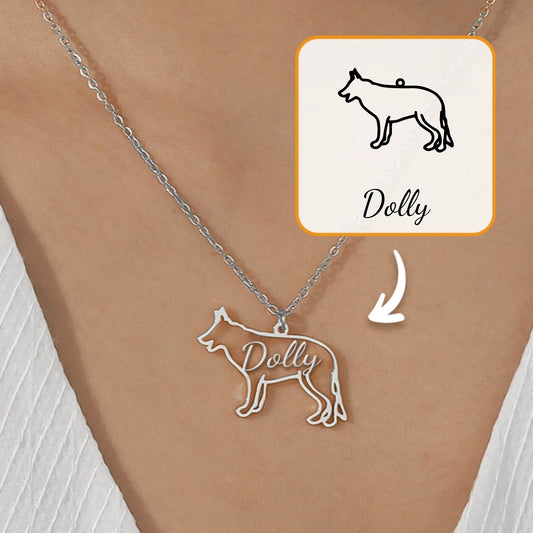 Collana personalizzata - Sagoma di cane