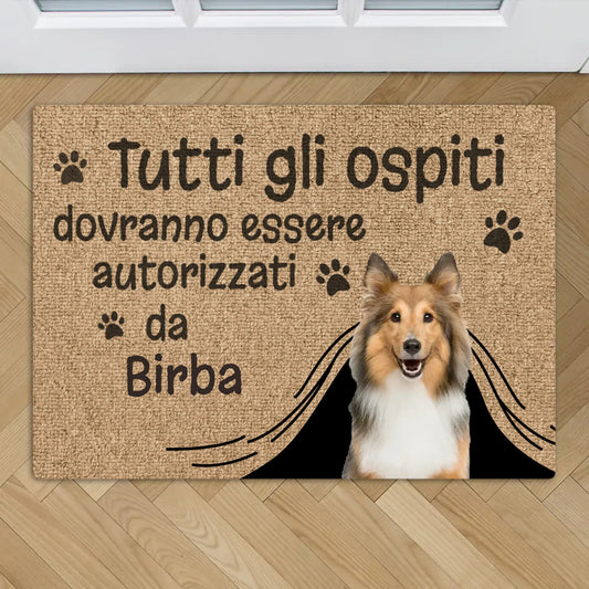 Zerbino personalizzato - Ospiti autorizzati