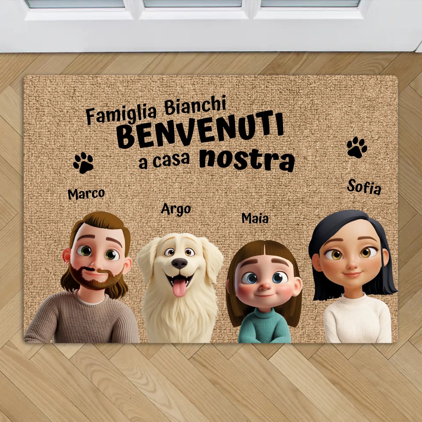 Casa nostra - Zerbino personalizzato