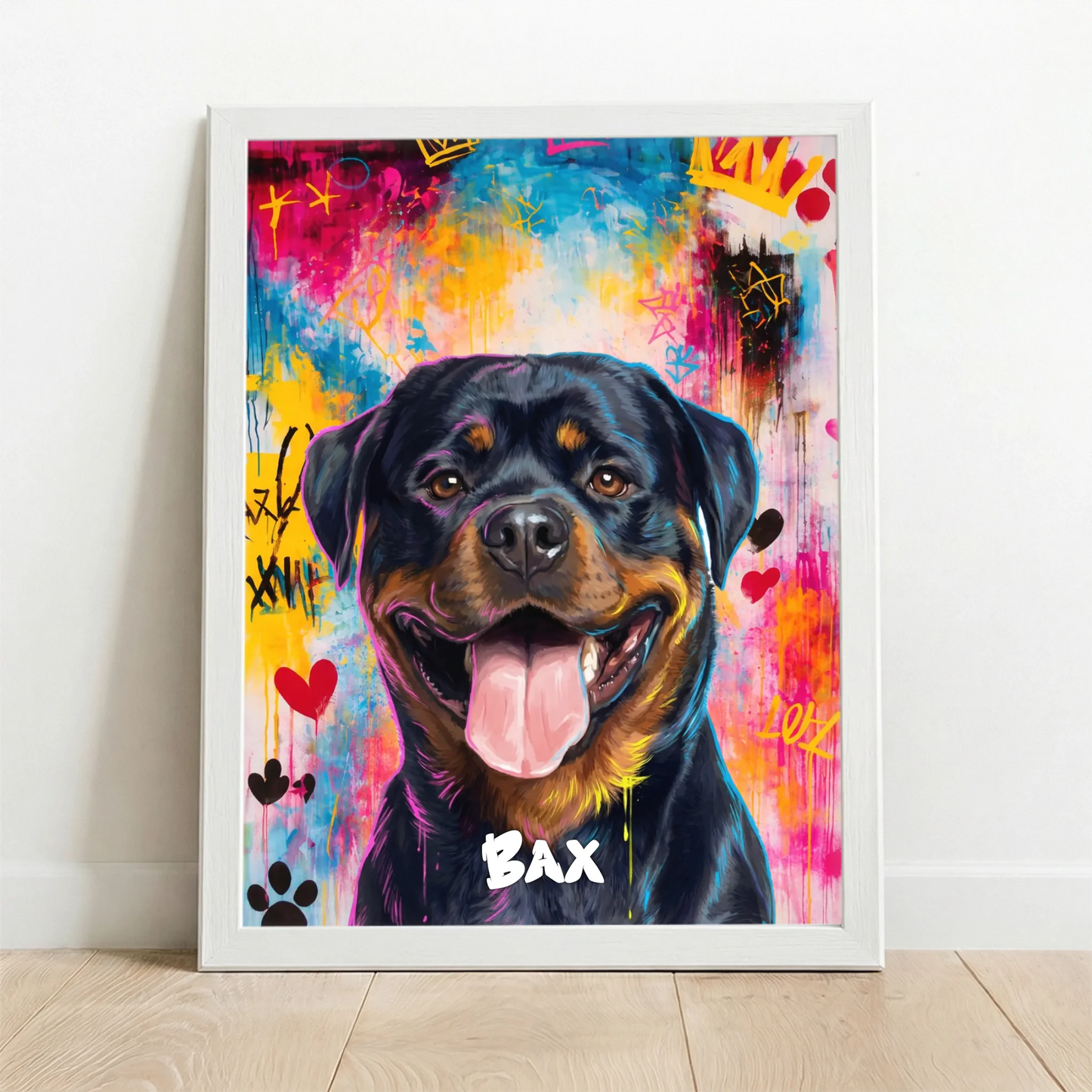 Framed Poster white