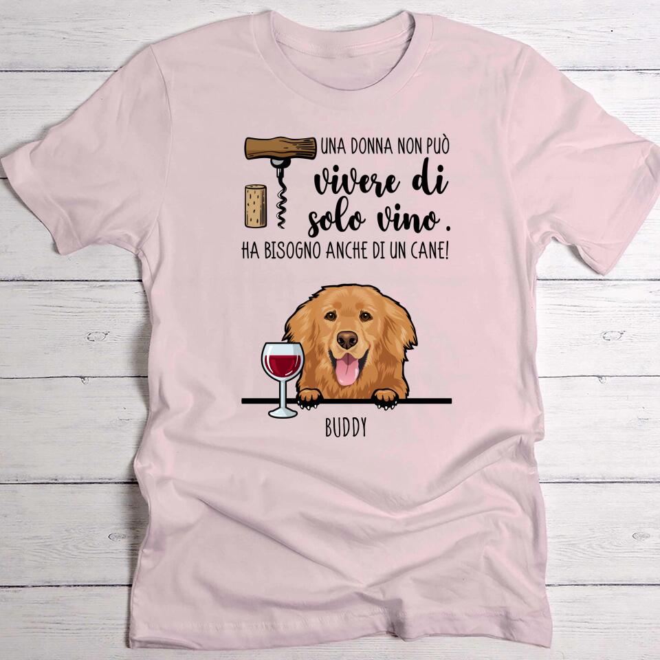 Vino & Bau - Maglietta Personalizzata