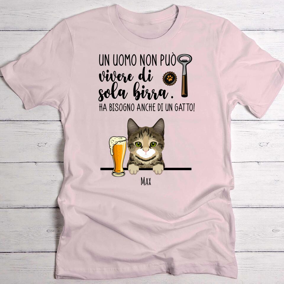 Birra & Miau - Maglietta Personalizzata