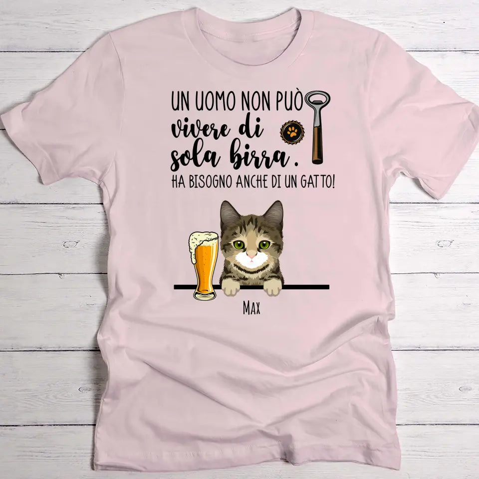 Birra & Miau - Maglietta Personalizzata