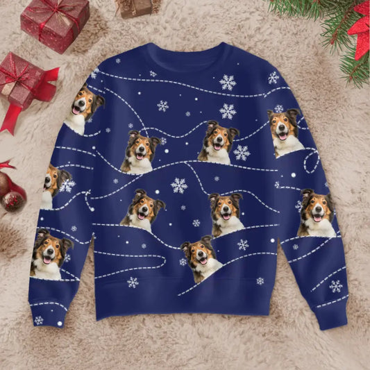 Montagne natalizie - Ugly Christmas Sweater personalizzato