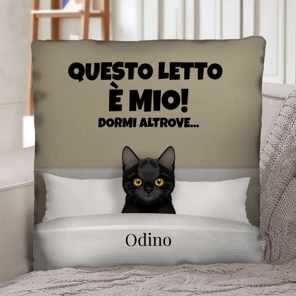 Il nostro letto - Cuscino personalizzato