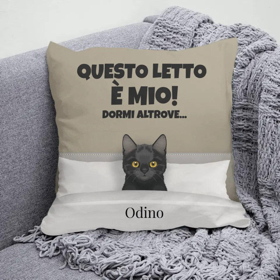 Il nostro letto - Cuscino personalizzato