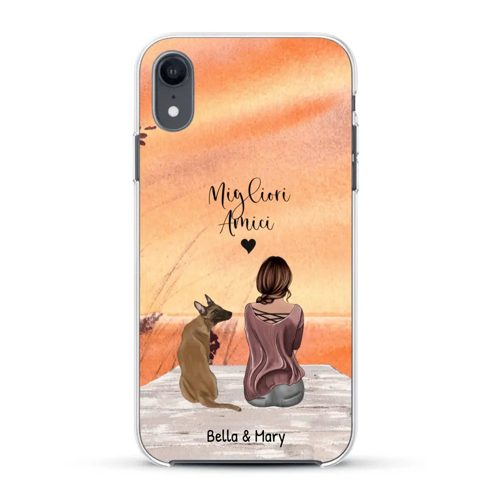 Custodia per il telefono personalizzata - Insieme al mio animale domestico
