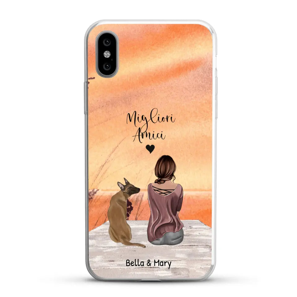 Insieme al mio animale domestico – Custodia per il telefono personalizzata