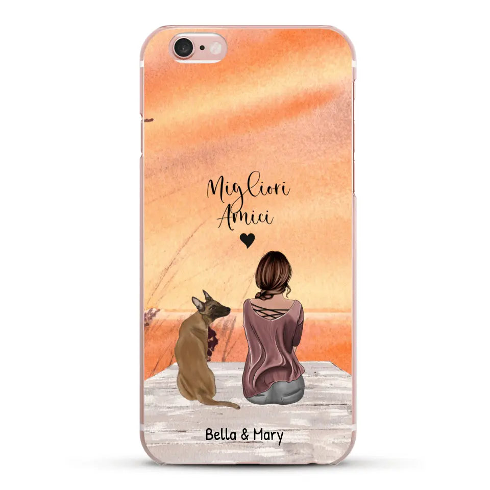 Custodia per il telefono personalizzata - Insieme al mio animale domestico