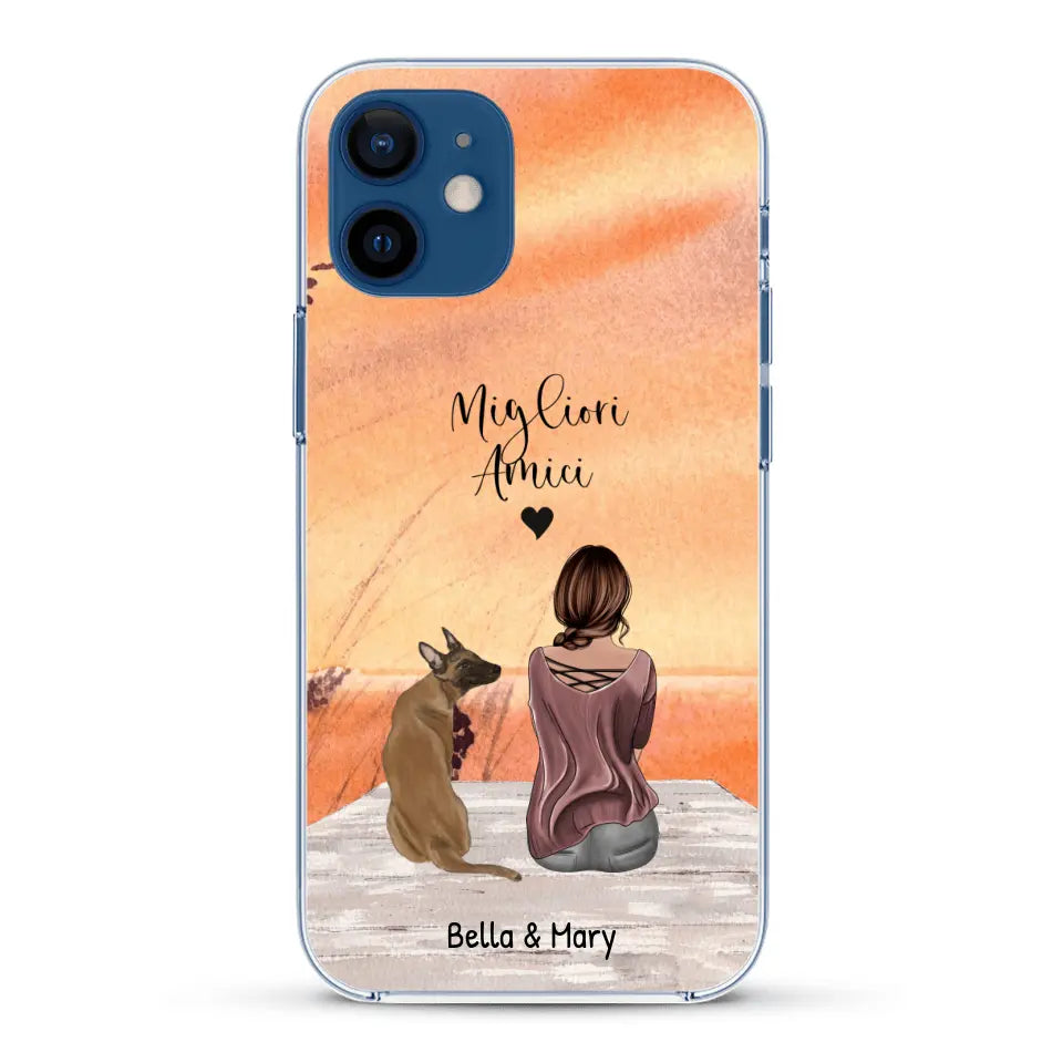 Insieme al mio animale domestico – Custodia per il telefono personalizzata