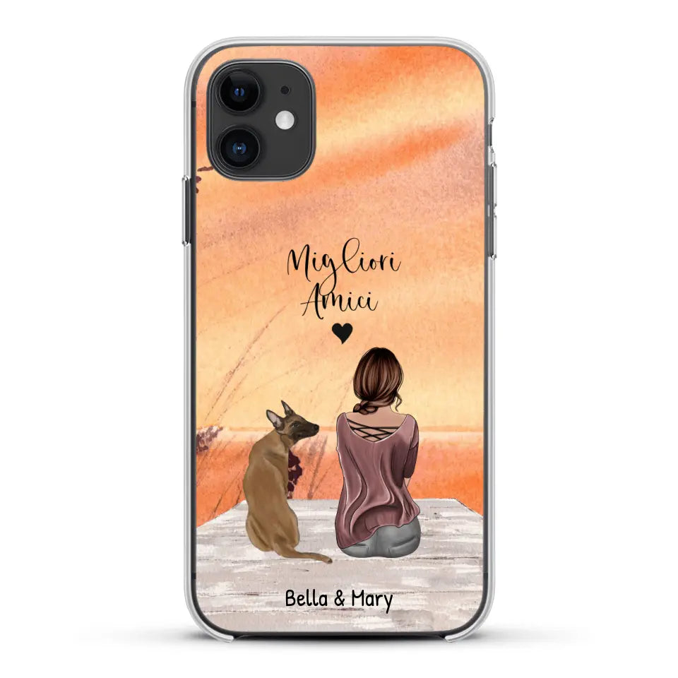 Custodia per il telefono personalizzata - Insieme al mio animale domestico