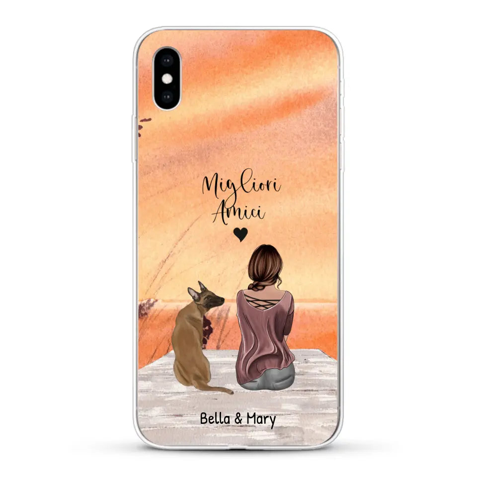 Custodia per il telefono personalizzata - Insieme al mio animale domestico