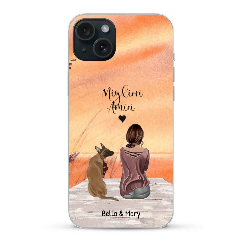 Custodia per il telefono personalizzata - Insieme al mio animale domestico