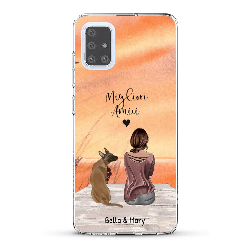 Insieme al mio animale domestico – Custodia per il telefono personalizzata