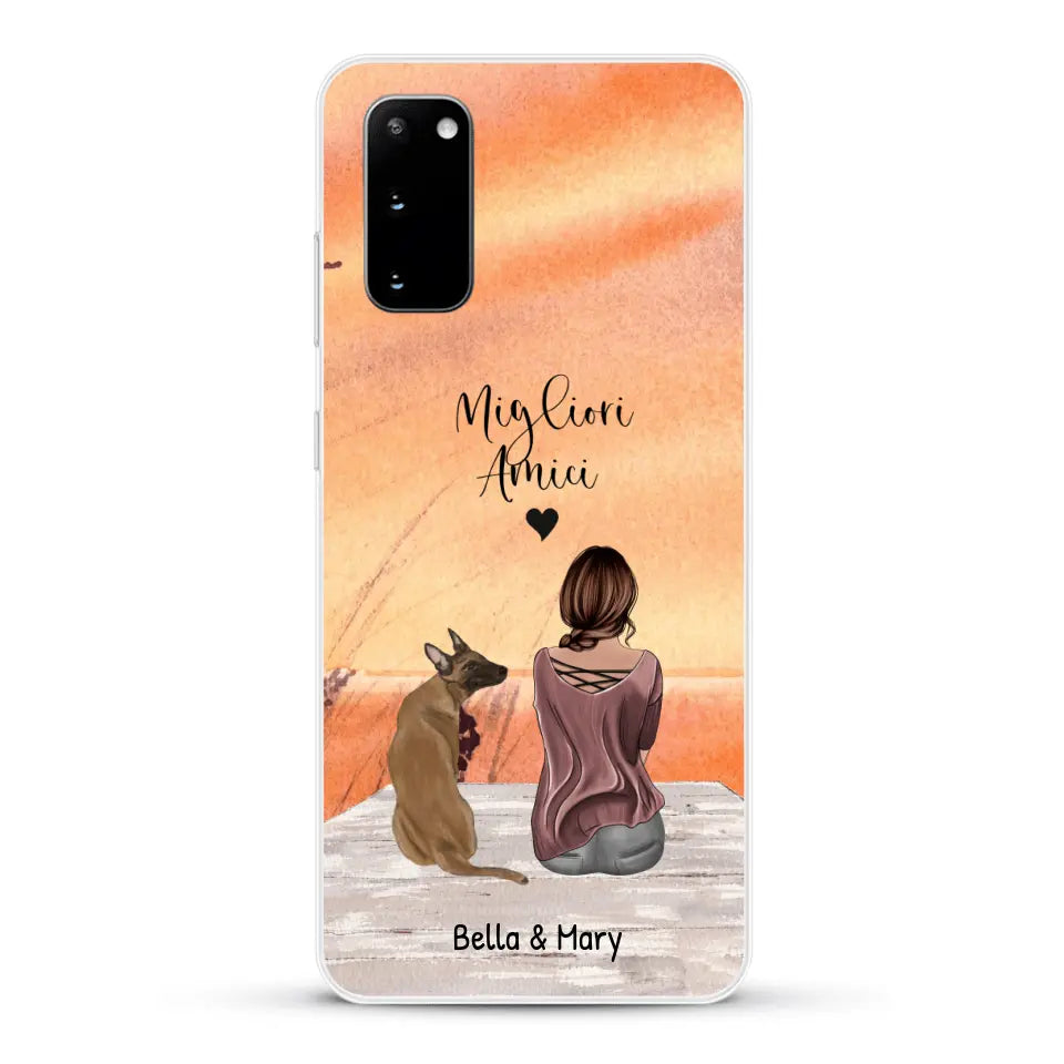 Custodia per il telefono personalizzata - Insieme al mio animale domestico