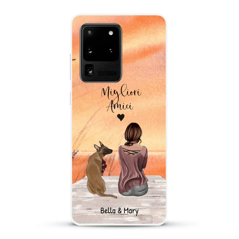 Custodia per il telefono personalizzata - Insieme al mio animale domestico