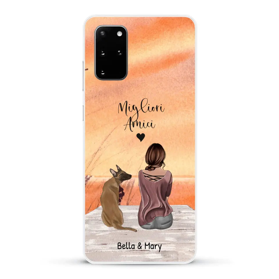 Custodia per il telefono personalizzata - Insieme al mio animale domestico