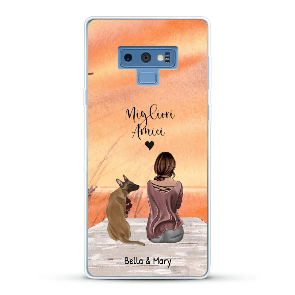 Insieme al mio animale domestico – Custodia per il telefono personalizzata