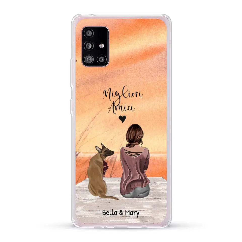 Custodia per il telefono personalizzata - Insieme al mio animale domestico