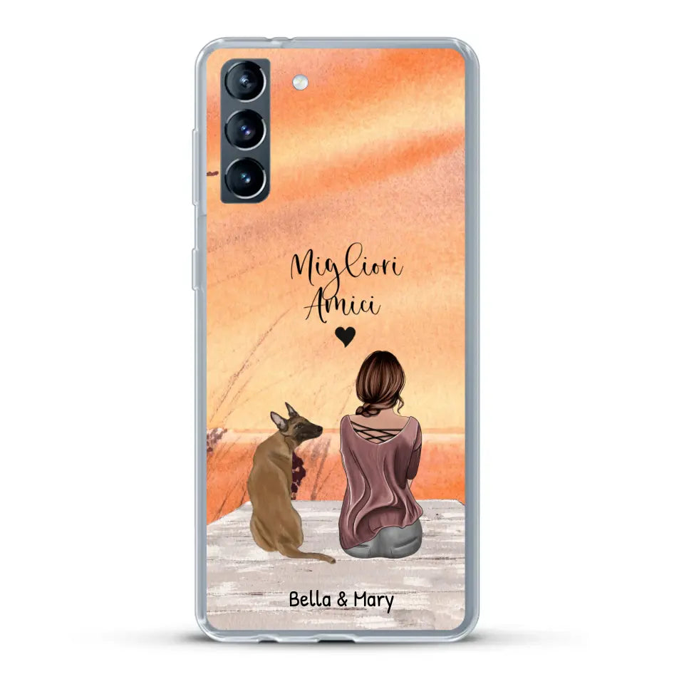 Custodia per il telefono personalizzata - Insieme al mio animale domestico