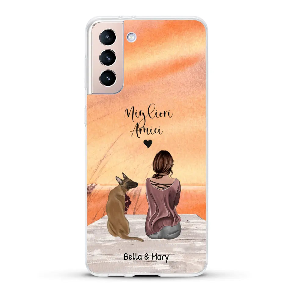 Custodia per il telefono personalizzata - Insieme al mio animale domestico