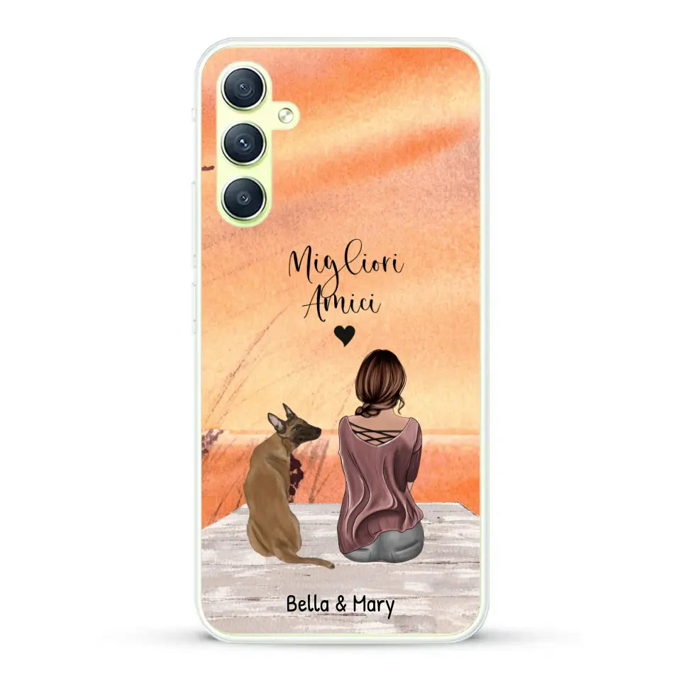 Custodia per il telefono personalizzata - Insieme al mio animale domestico