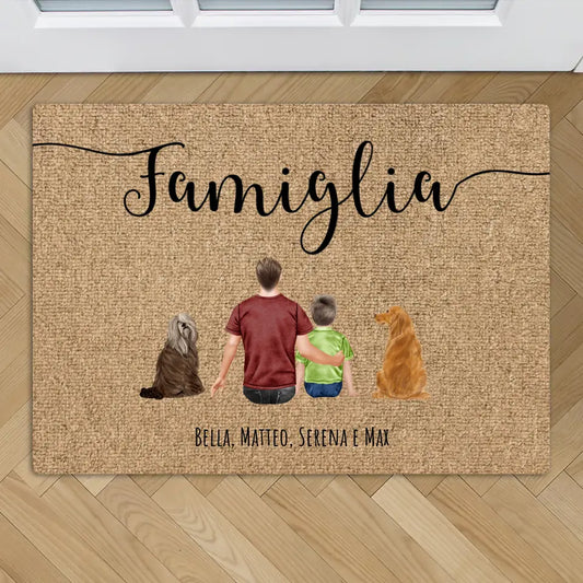 Famiglia singola – Zerbino personalizzato