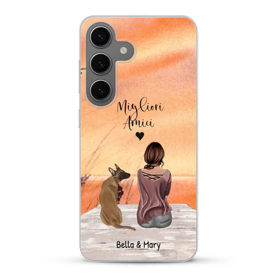 Custodia per il telefono personalizzata - Insieme al mio animale domestico