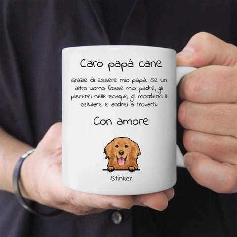 Caro papà cane - Tazza personalizzata - Featured Image