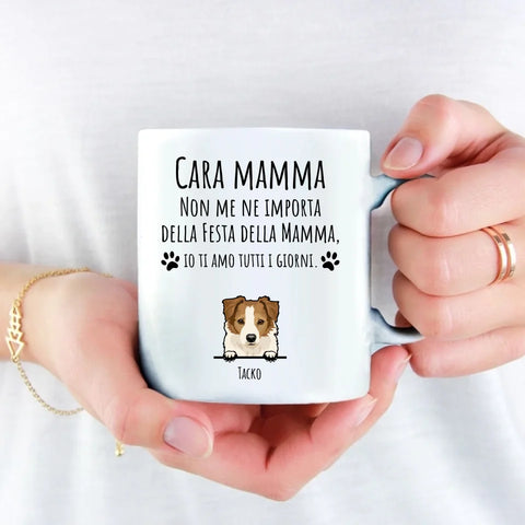 Non me ne importa della Festa della Mamma - Tazza personalizzata - Featured Image