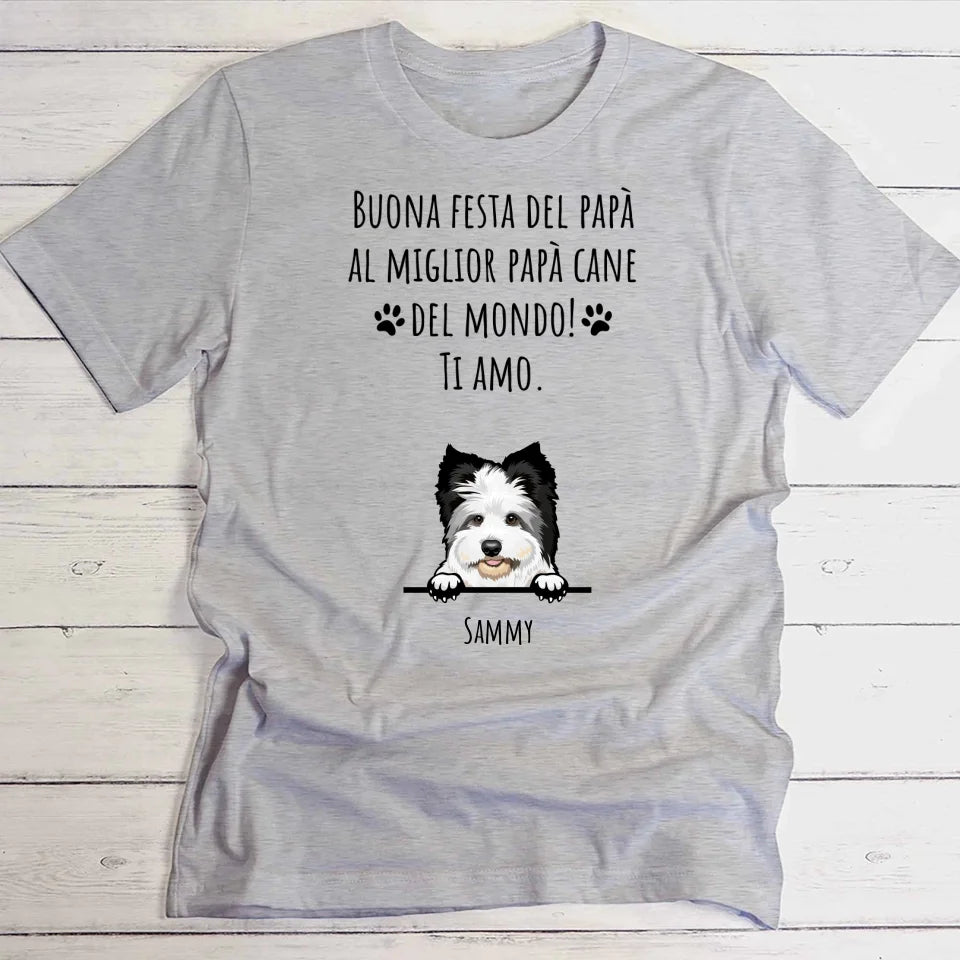 Buona festa del papà - Maglietta personalizzata