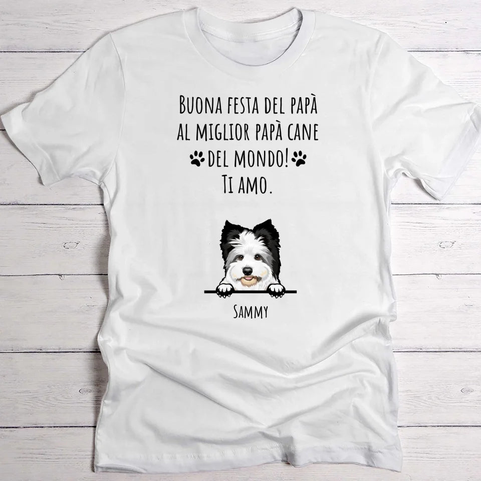 Buona festa del papà - Maglietta personalizzata