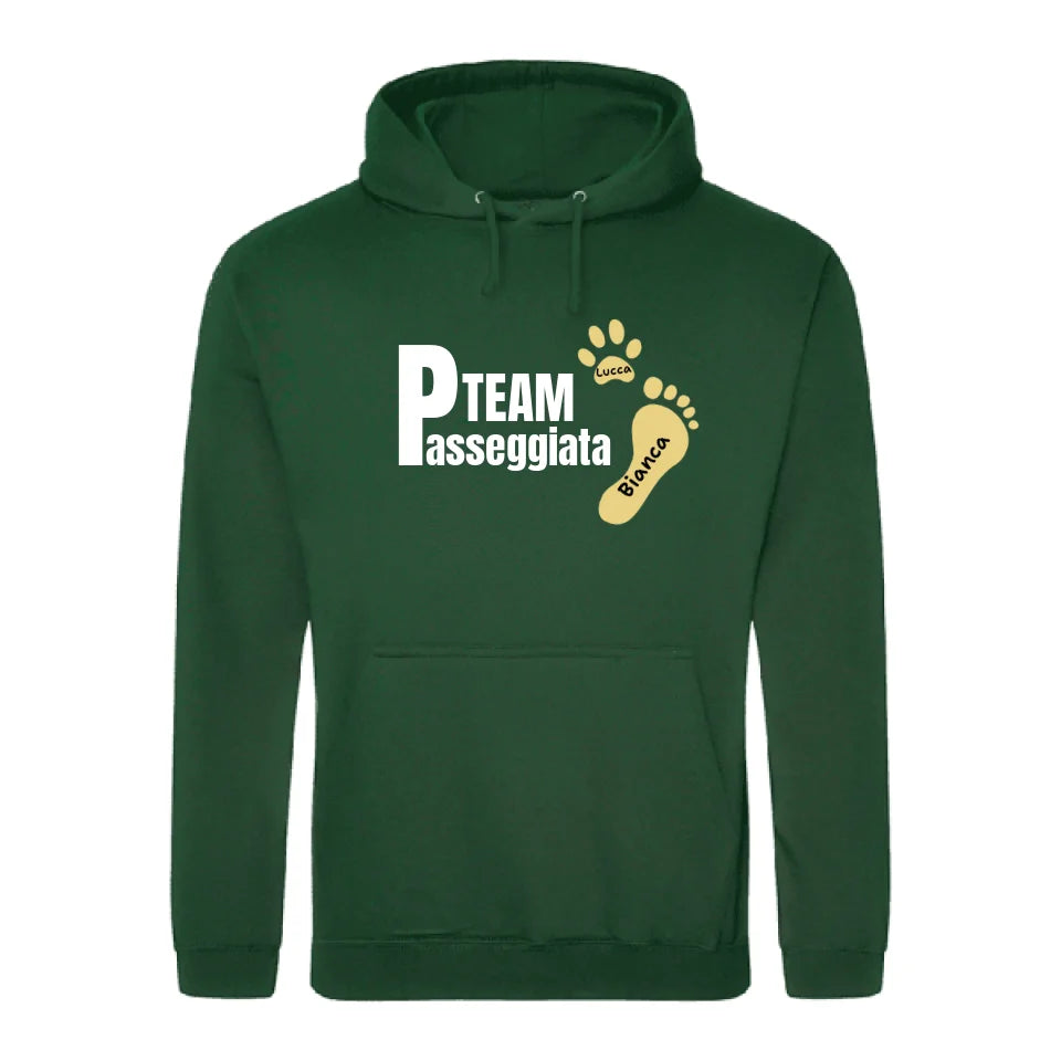 Team passeggiata - Felpa personalizzata