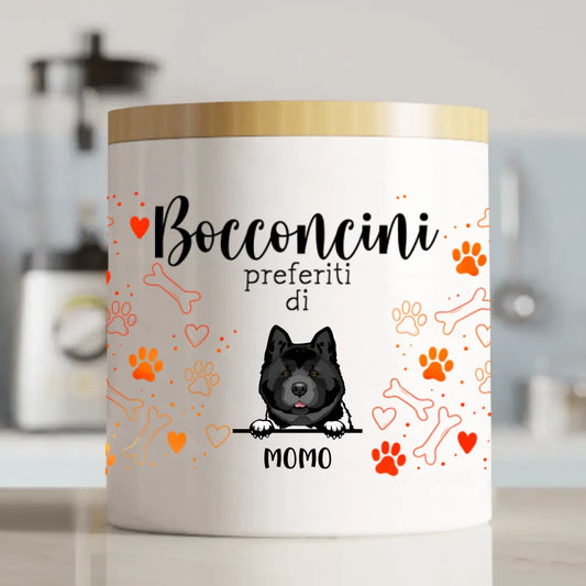 Bocconcini preferiti - Porta bocconcini personalizzato