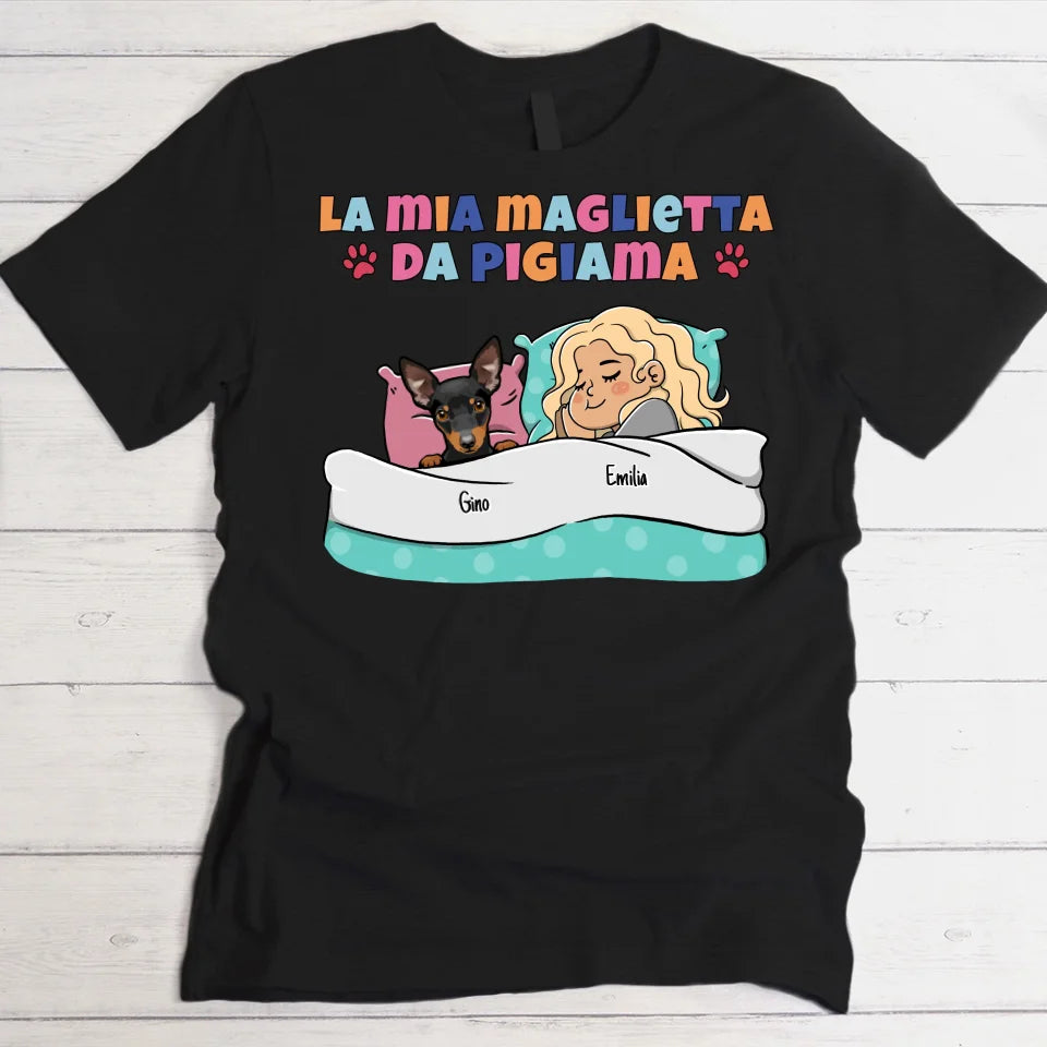 La mia maglietta ufficiale da pigiama - Maglietta personalizzata