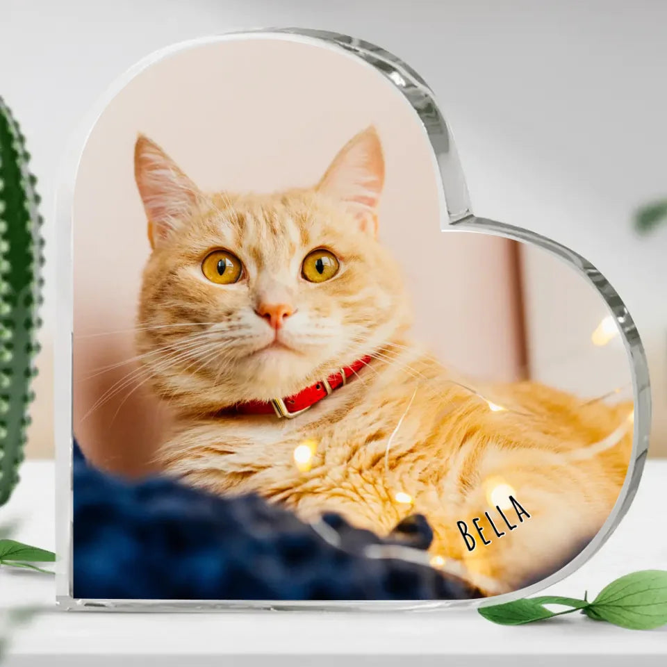 Foto - Cuore in vetro personalizzato