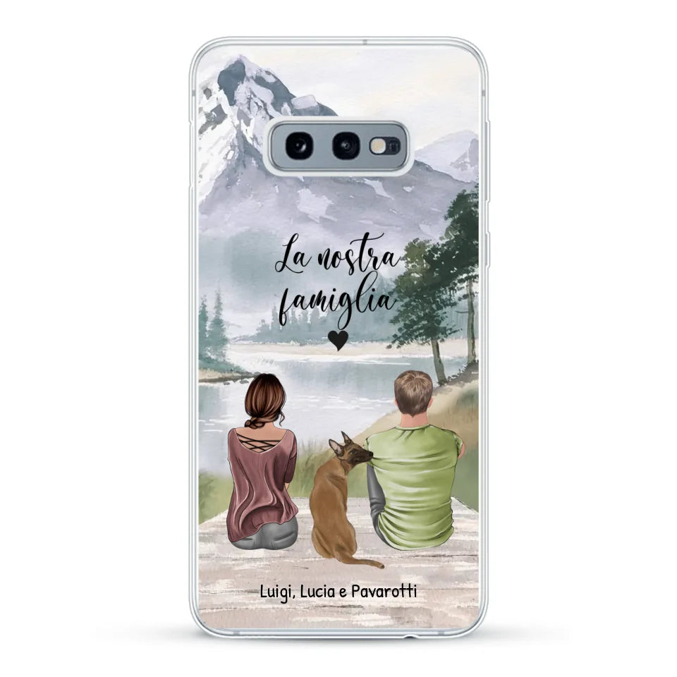 Insieme al nostro animale domestico - Custodia per il telefono personalizzata