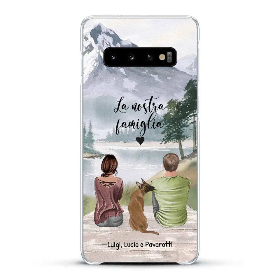 Insieme al nostro animale domestico - Custodia per il telefono personalizzata