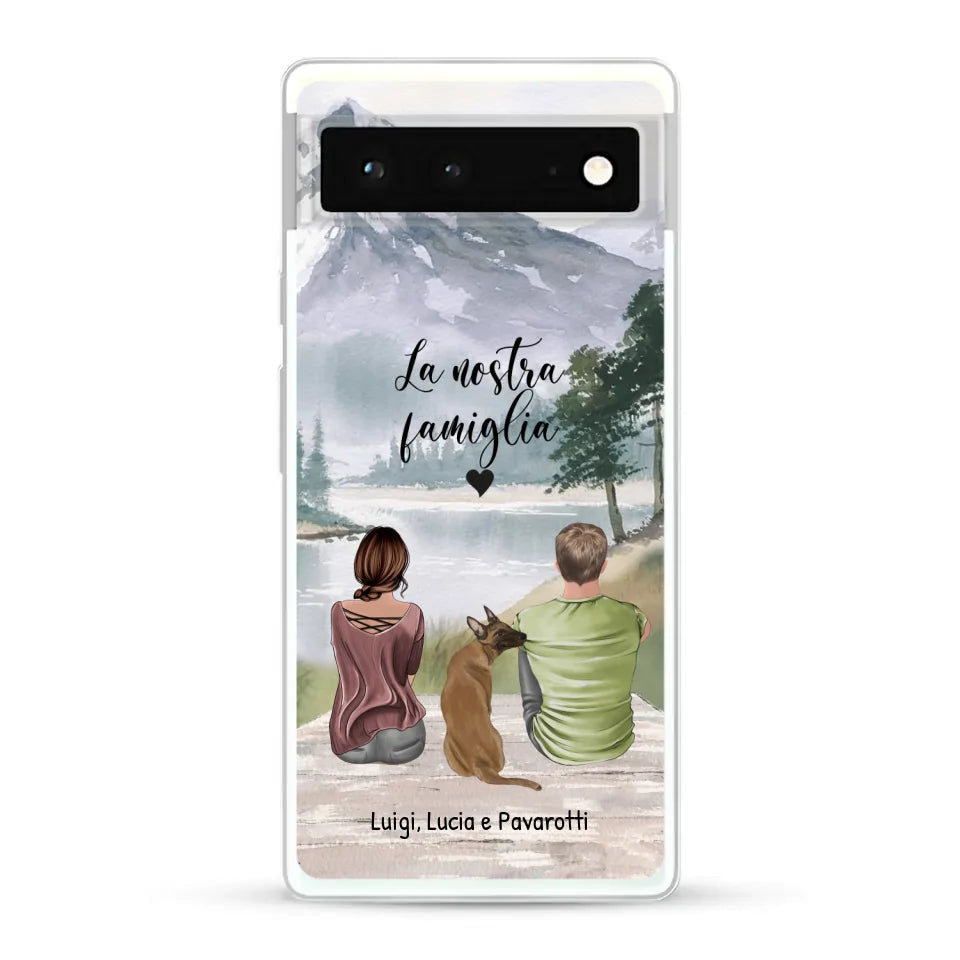 Insieme al nostro animale domestico - Custodia per il telefono personalizzata