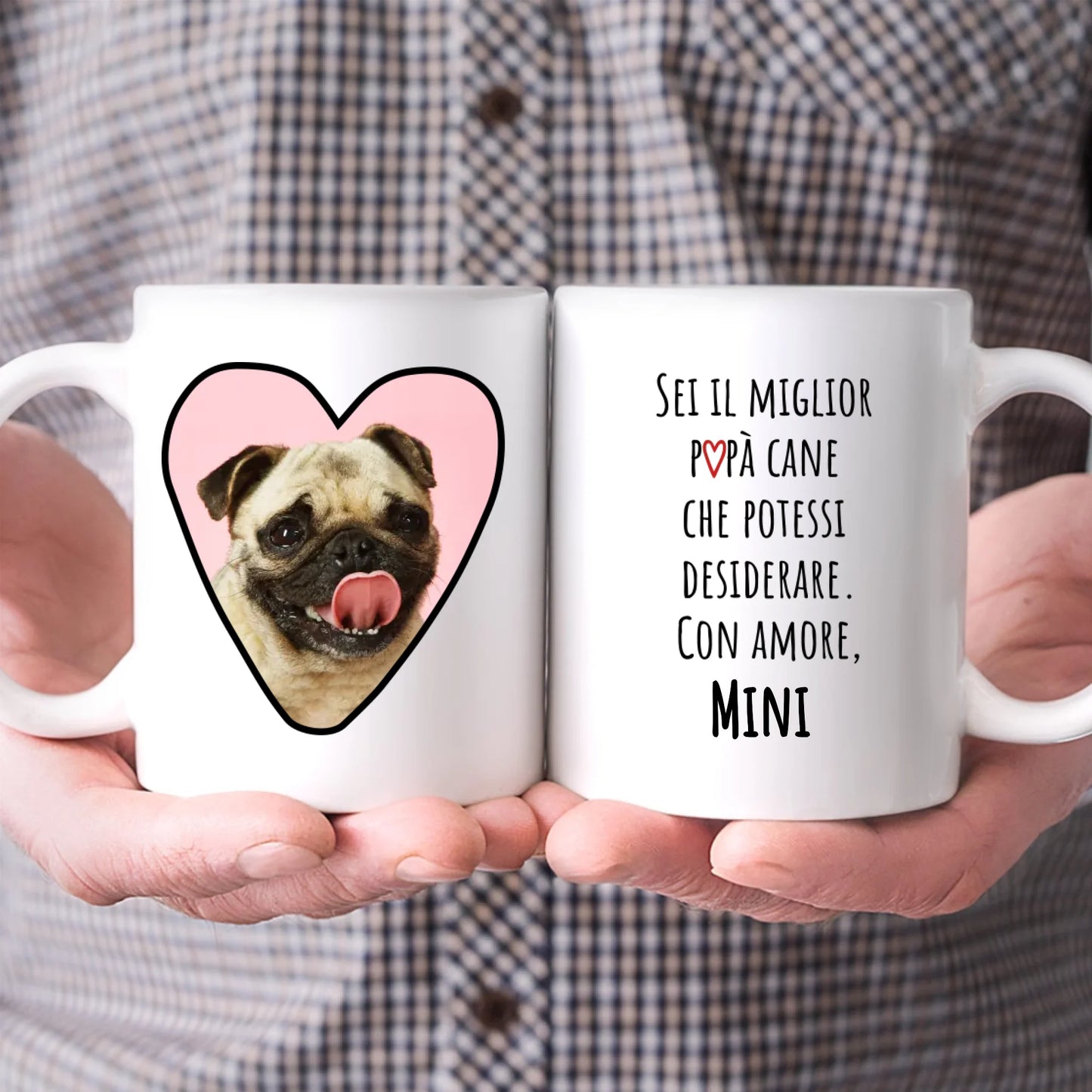 Il miglior papà di pelosi - Tazza personalizzata