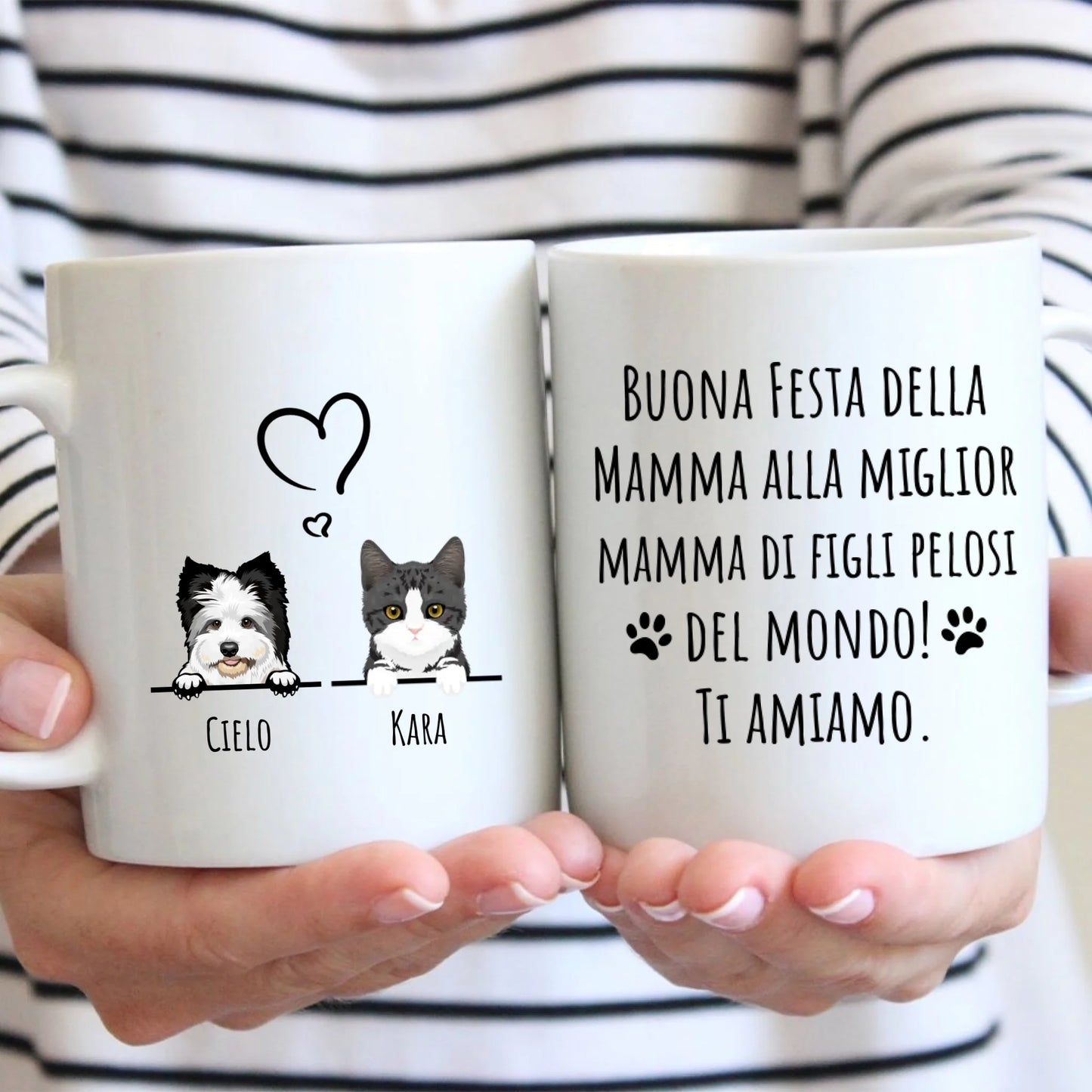 Buona Festa della Mamma - Tazza personalizzata