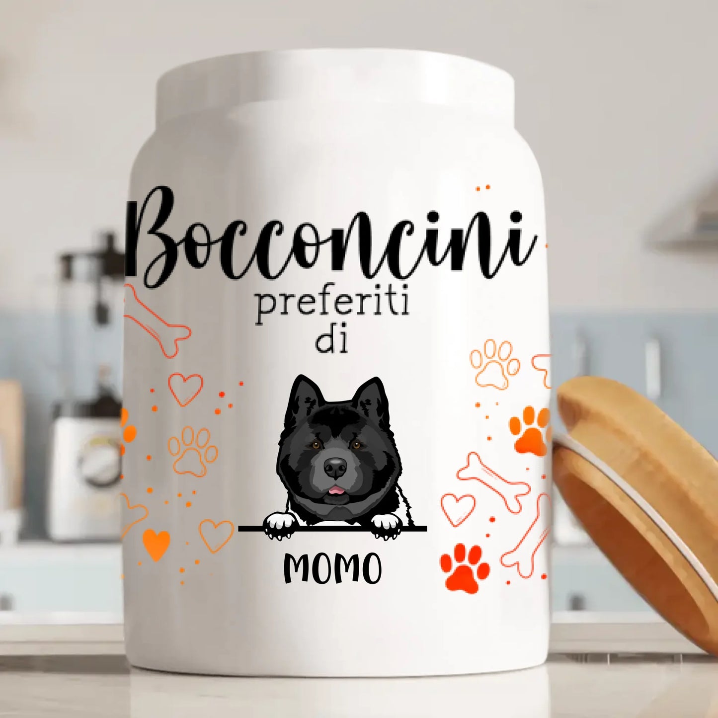 Bocconcini preferiti - Porta bocconcini personalizzato