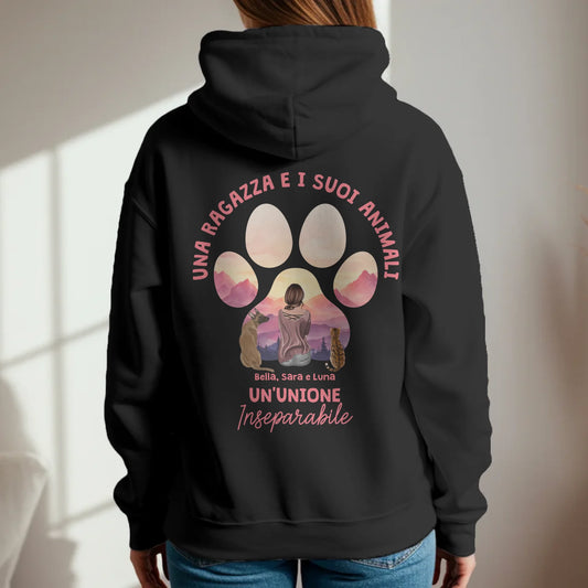 Siamo inseparabili - Felpa personalizzata