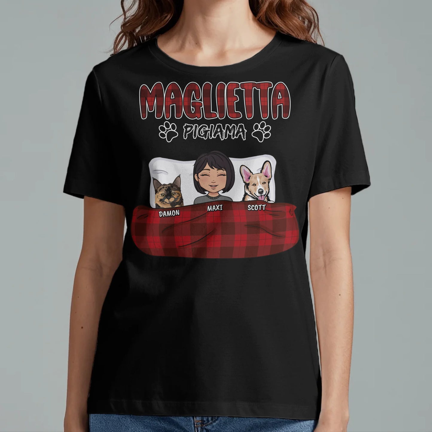 La mia maglietta da pigiama - Maglietta personalizzata